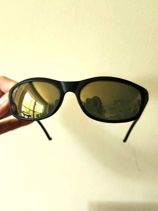 Ray-Ben Bausch & Lomb Lenses W2500 OMAS P S8 Black Sunglasses Gold Mirror Lenses main image 13